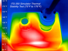 Load image into Gallery viewer, Transducer simulator thermal stability test results