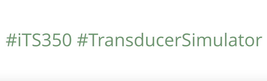 iTS-350 Transducer Simulator Passes Third Party Lab Test