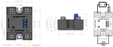 Load image into Gallery viewer, Mini DC Reversing Solid-State Relay (100V-60A or 200V-50A)
