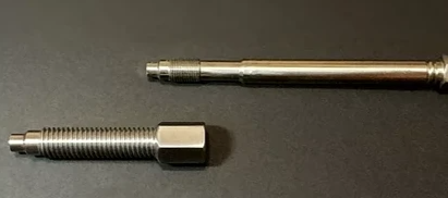 Melt pressure threaded adapters