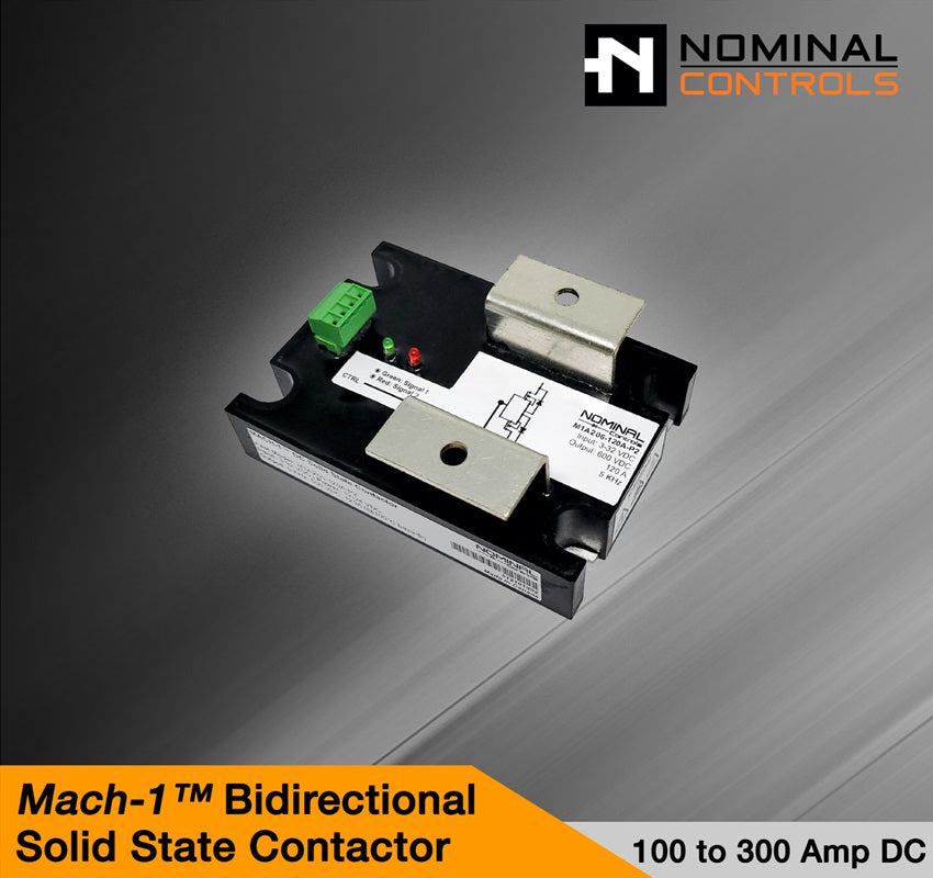 Mach-1™ Bi-directional DC Solid State Contactor – NominalControls